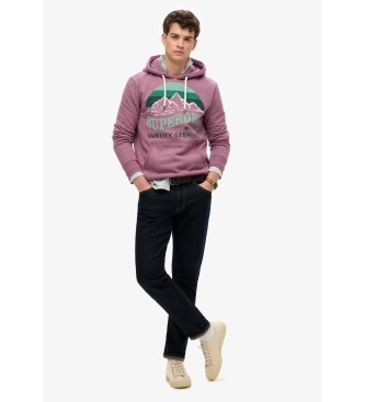 Superdry Felpa rosa Core Great Outdoors