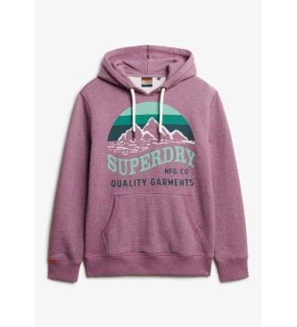 Superdry Felpa rosa Core Great Outdoors