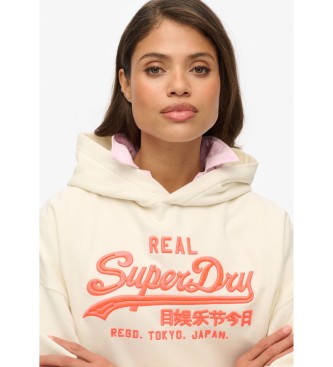 Superdry Vintage Sweatshirt weiß creme