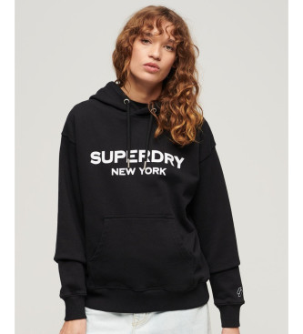 Superdry Sport Luxe ls sweatshirt sort
