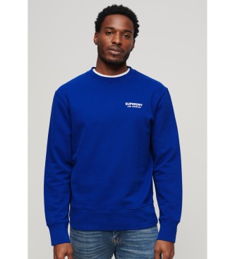 Superdry Sport loose sweatshirt blue