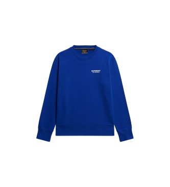 Superdry Sport los sweatshirt blauw