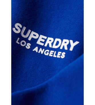 Superdry Sport lockeres Sweatshirt blau