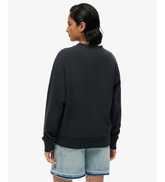 Superdry Suika Loose black sweatshirt