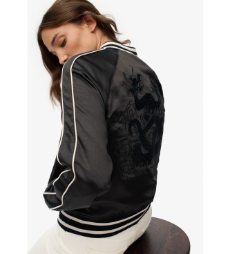Superdry Suikajan Bomber Embroidery black