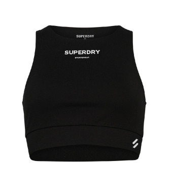 Superdry Sujetador de deporte Core negro