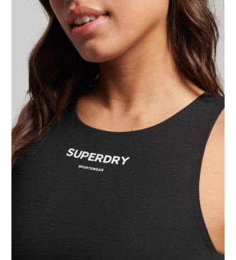 Superdry Sujetador de deporte Core negro