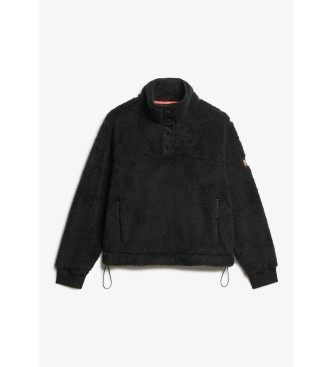 Superdry Super Henley polaire noir