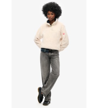 Superdry Super Henley beige polaire