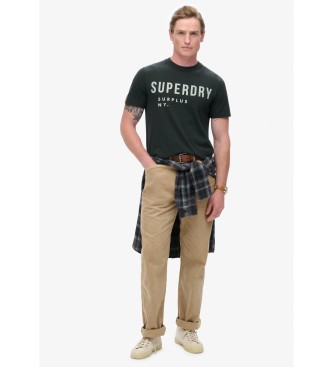 Superdry T-shirt Surplus noir