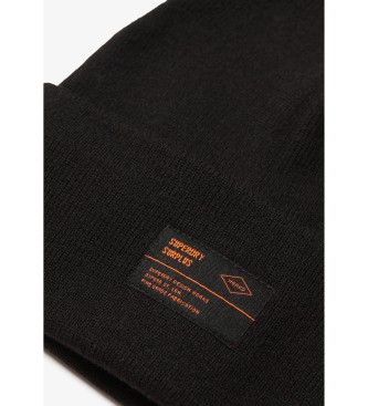 Superdry Surplus knitted beanie black