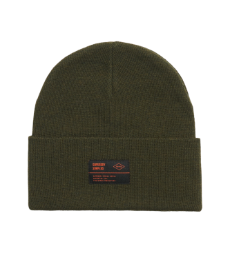 Superdry Gorro de malha verde excedente