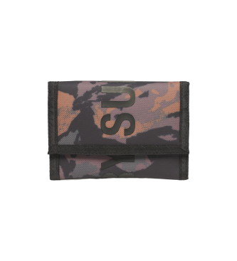 Superdry Opvouwbare camouflage canvas aktetas met drieluikontwerp