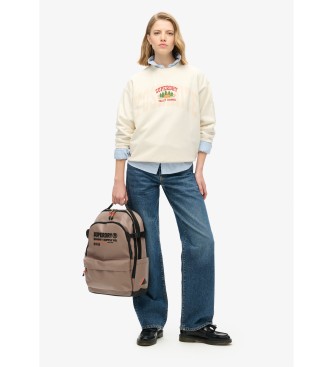 Superdry Rugzak van canvas  beige