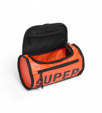 Superdry Saco de toilette Lona laranja