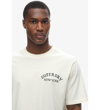 Superdry Tattoo Rckengrafik Lose T-shirt wei