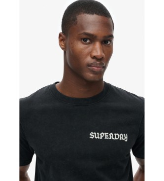 Superdry Grafična majica s tetovažo črna