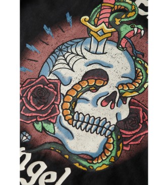 Superdry Tattoo Graphic T-shirt sort