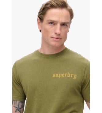 Superdry Tattoo Graphic T-shirt grn