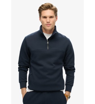 Superdry Tech marine half zip los sweatshirt