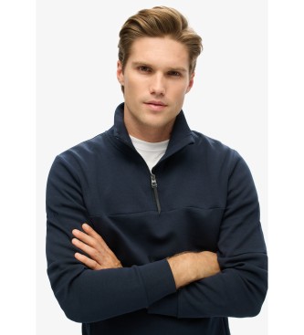 Superdry Tech marine half zip los sweatshirt