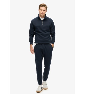 Superdry Tech marine half zip los sweatshirt