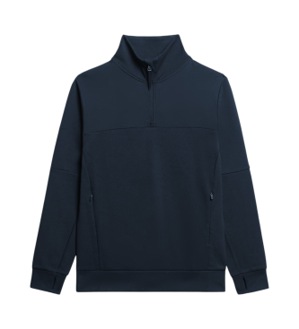 Superdry Tech marine half zip los sweatshirt