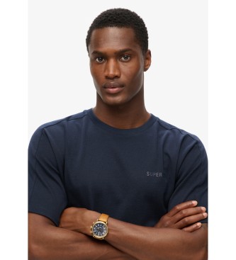 Superdry Tech navy t-shirt med afslappet pasform