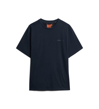 Superdry Tech marineblau T-Shirt in lockerer Passform