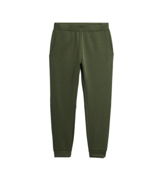 Superdry Pantalon jogger  jambe fusele Tech vert