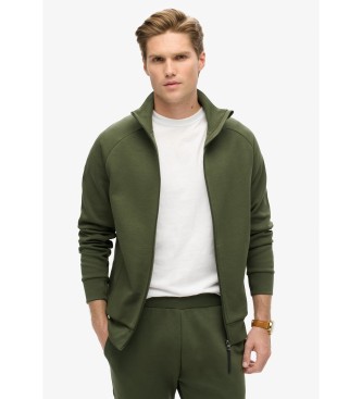 Superdry Green Tech loose fitting tracksuit jacket