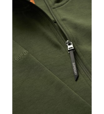 Superdry Green Tech loszittend trainingsjack