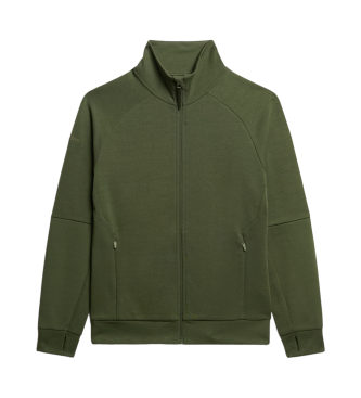 Superdry Green Tech lst sittande trningsjacka