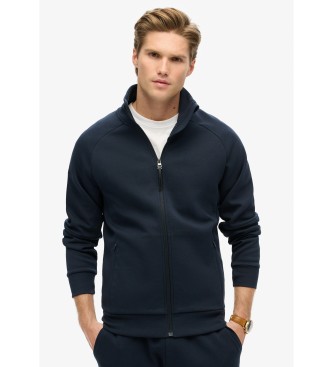 Superdry Tech navy loose fitting tracksuit jacket