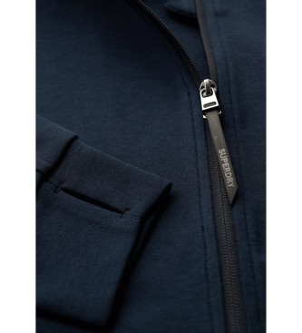 Superdry Tech navy lstsiddende trningsjakke