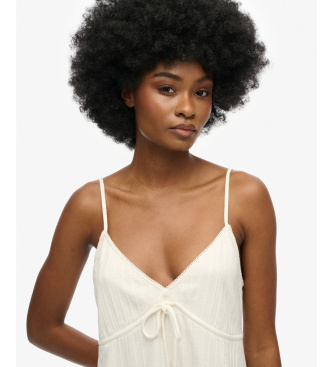 Superdry Robe Mino Textura blanc cass� blanc cass�