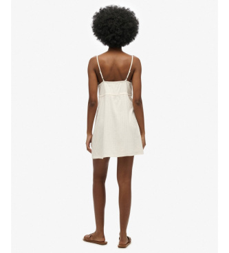 Superdry Robe Mino Textura blanc cass� blanc cass�