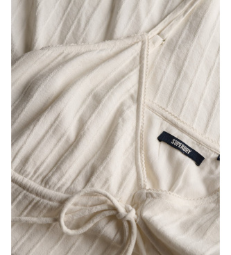 Superdry Robe Mino Textura blanc cass� blanc cass�
