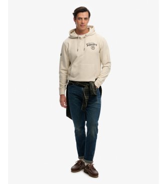 Superdry Sweater Tokyo Narrative Loose beige