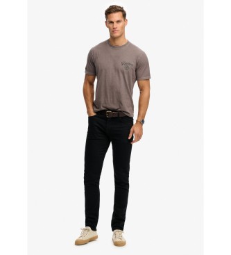 Superdry Camiseta Tokyo Narrative marrón