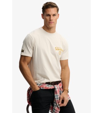 Superdry Maglietta Tokyo Narrative Loose beige