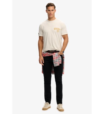 Superdry Maglietta Tokyo Narrative Loose beige