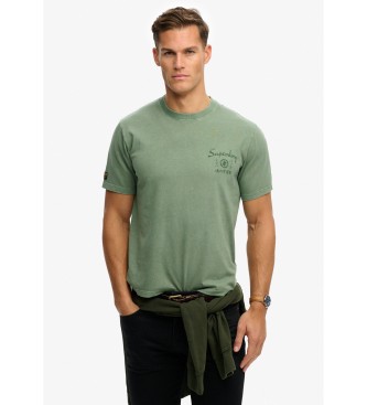 Superdry Maglietta Tokyo Narrative Loose verde
