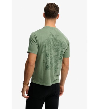 Superdry Maglietta Tokyo Narrative Loose verde