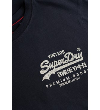 Superdry T-shirt dcontract Tokyo navy