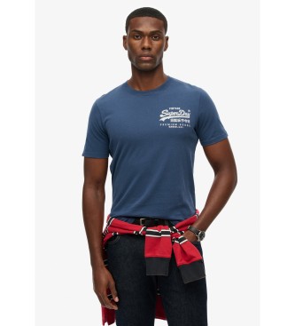 Superdry T-shirt dcontract Tokyo bleu