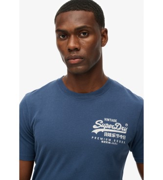 Superdry T-shirt dcontract Tokyo bleu