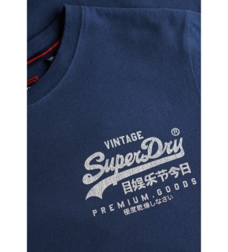 Superdry T-shirt dcontract Tokyo bleu
