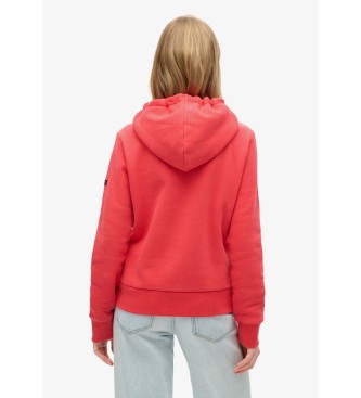 Superdry Graphic hooded sweatshirt with logo Tokyo Vintage red