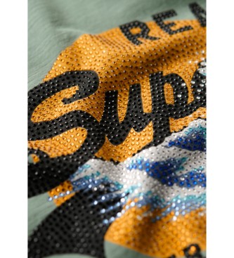 Superdry Tokyo Vl T-shirt grn